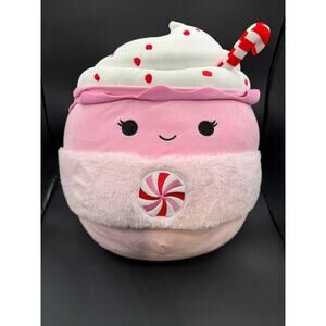 Squishmallows 16” Ethel the Candy Cane Hot Cocoa Christmas 2024 Plush